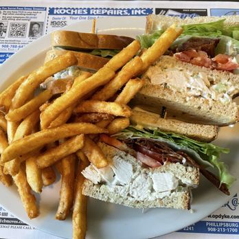 Gaby’s Cafe - Club Sandwich w/Chicken Salad - Diners Near Me - Frenchtown, New Jersey Gaby’s Cafe - Club Sandwich w/Chicken Salad - Diners Near Me - Frenchtown, New Jersey