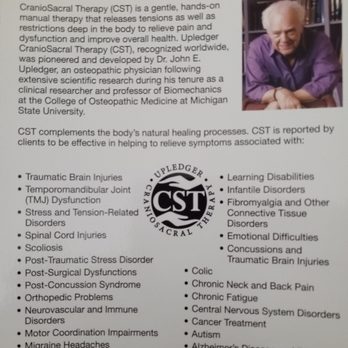 Kimberly Scott - Photo and description of the founder. Cranial Sacral Therapy can help to facilitate the body to heal from these and many others issues. - Massage Therapy Near Me Kimberly Scott - Photo and description of the founder. Cranial Sacral Therapy can help to facilitate the body to heal from these and many others issues. - Massage Therapy Near Me
