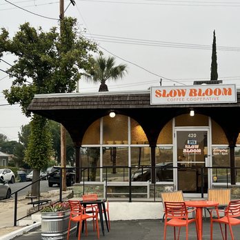 Slow Bloom Coffee - Entrance - Coffee & Tea Near Me - Redlands, California Slow Bloom Coffee - Entrance - Coffee & Tea Near Me - Redlands, California