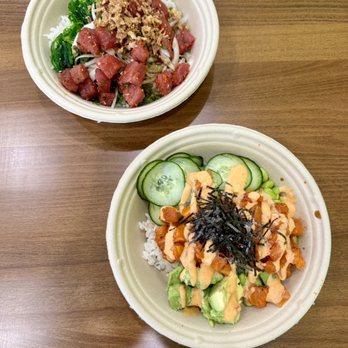 Poke Express - Tuna Wave + Hawaiian Classic - Hawaiian Near Me - Charlotte, North Carolina