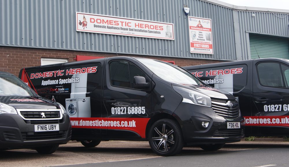 DOMESTIC HEROES LTD Unit 121 Kettlebrook Road, Tamworth