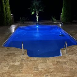 Austin Landscaping Services - Travertine pool deck