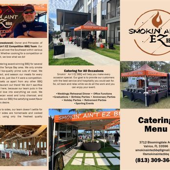 Smokin' Ain't EZ BBQ - New look for Smokin' Ain't EZ BBQ - Caterers Near Me Smokin' Ain't EZ BBQ - New look for Smokin' Ain't EZ BBQ - Caterers Near Me