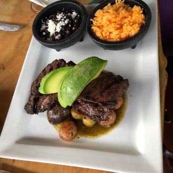 Spanglish NYC - Carne Asada 14oz Grilled Skirt Steak, Oven roasted potato, - Mexican Near Me - Bayside, New York Spanglish NYC - Carne Asada 14oz Grilled Skirt Steak, Oven roasted potato, - Mexican Near Me - Bayside, New York