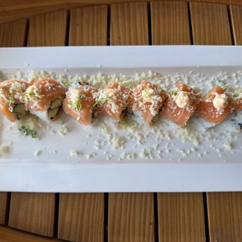 Miyako - salmon lava roll - Japanese Near Me - Rochester, Michigan Miyako - salmon lava roll - Japanese Near Me - Rochester, Michigan