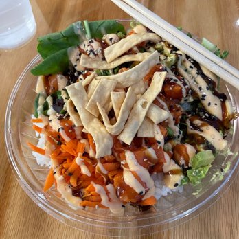 Poke Star - Spicy salmon build your own bowl. - Poke Near Me - Winston-Salem, North Carolina