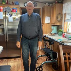 PeaceHealth Medical Group Orthopedics - Dressed for Church day 26 after total hip replacement !