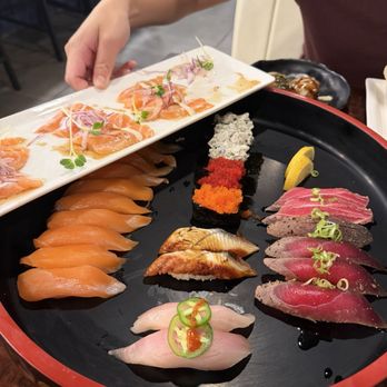 Tomikawa Japanese Restaurant - Salmon Carpaccio, salmon, Fresh Water Eel, Bay Scallop, Spicy Albacore, Seared Garlic Tuna - Japanese Near Me - Pasadena, California Tomikawa Japanese Restaurant - Salmon Carpaccio, salmon, Fresh Water Eel, Bay Scallop, Spicy Albacore, Seared Garlic Tuna - Japanese Near Me - Pasadena, California