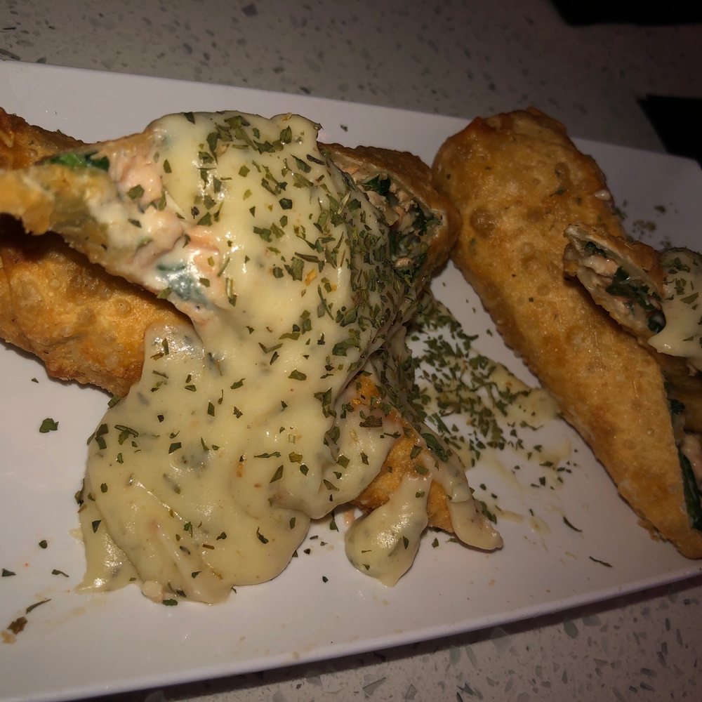 Phlavz - Jerk salmon rolls - Sports Bars Near Me - Chicago, Illinois Phlavz - Jerk salmon rolls - Sports Bars Near Me - Chicago, Illinois