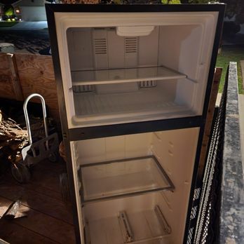Junk Haulers - Finished off the day with a refrigerator pickup. - Junk Removal & Hauling Near Me Junk Haulers - Finished off the day with a refrigerator pickup. - Junk Removal & Hauling Near Me