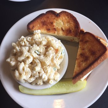 Finally Ours - Grilled cheese sandwich, macaroni salad and cheesy chicken Baja soup. Best lunch in forever!! - Diners Near Me - Syracuse, New York