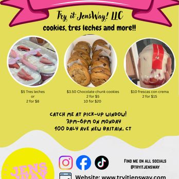 Try it JensWay - Desserts Near Me - New Britain, Connecticut Try it JensWay - Desserts Near Me - New Britain, Connecticut