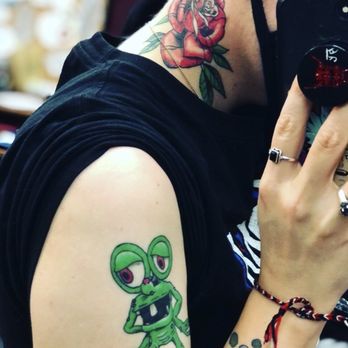 Authentic Tattoo Company - A rose, a monster, and a meme. XD - Tattoo Near Me - Reno, Nevada