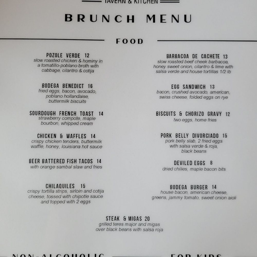 Bodega Tavern & Kitchen - Menu - Bars Near Me - McAllen, Texas Bodega Tavern & Kitchen - Menu - Bars Near Me - McAllen, Texas