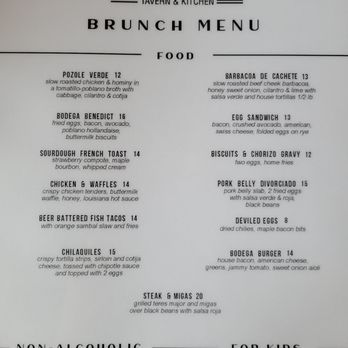 Bodega Tavern & Kitchen - Menu - Bars Near Me - McAllen, Texas Bodega Tavern & Kitchen - Menu - Bars Near Me - McAllen, Texas