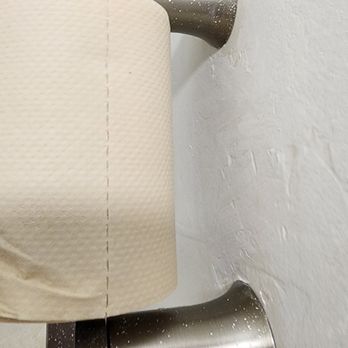 Wilkerson Construction - Overspray on toilet paper holder - General Contractors Near Me - San Diego, California