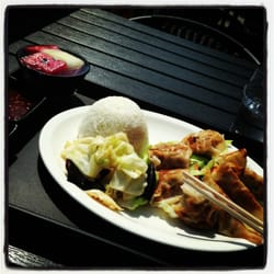 Mixed Asia - Det blev dumplings i solen idag.