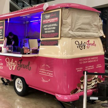 Moda Center - The Ruby Jewel Ice Cream Sandwich Cart on the 100 level of Moda Center - Stadiums & Arenas Near Me - Portland, Oregon