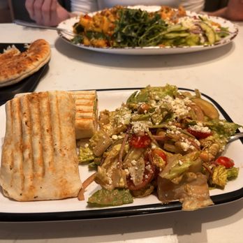 Meddys - Chicken shawarma with Mediterranean salad - Mediterranean Near Me - Tulsa, Oklahoma
