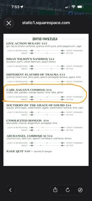 Menu photo 1 Cameo Memphis, TN