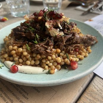 Baba - Slow cooked lamb shoulder and ptitim - Middle Eastern Near Me - Edinburgh, EDH