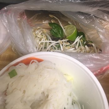 Pho Royal - This is what came with my large pho with shrimp. If you find the shrimp please tell me where they were. - Vietnamese Near Me - Lemon Grove, California