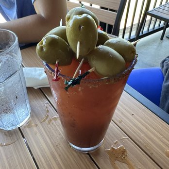 Flying Biscuit Cafe - Bloody Mary with extra olives - Breakfast & Brunch Near Me - Knoxville, Tennessee