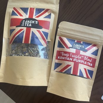 Union Jacks Tea - One custom made medicine ball and one purple tea! - Tea Rooms Near Me - Glendale, California