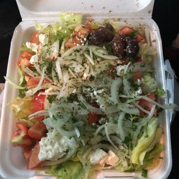 RoRo's Chicken - My beautiful Greek salad looking good and full - Mediterranean Near Me - Los Angeles, California RoRo's Chicken - My beautiful Greek salad looking good and full - Mediterranean Near Me - Los Angeles, California