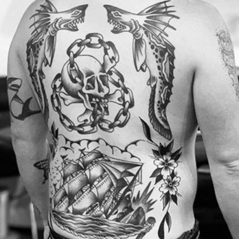 Luckys Tattoo - Healed back done by Lucky - Tattoo Near Me - Santa Susana, California