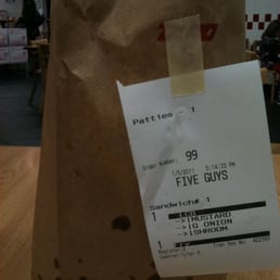 Why do they ask if it is "for here or to go?" You get the bag either way. Why do they ask if it is "for here or to go?" You get the bag either way.