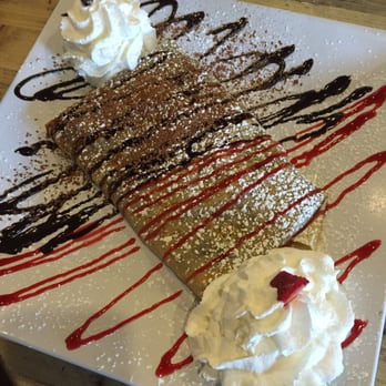 Cinnamon Tree Cafe - Strawberry, banana, and Nutella crepe! $9.00 - Creperies Near Me - Port Orange, Florida