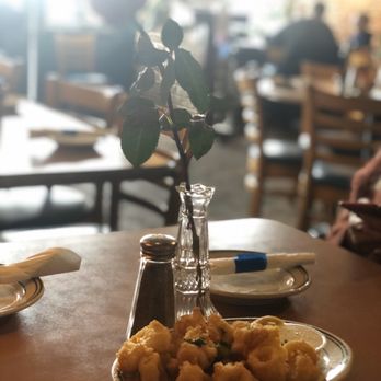 Olympia Cafe - Calamari with a side of rose - Greek Near Me - Savannah, Georgia