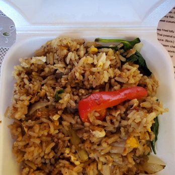 Thai Papaya - Basil Fried Rice (Kao Pad Ka Prow) with chicken (#L8) - Thai Near Me - Indianapolis, Indiana Thai Papaya - Basil Fried Rice (Kao Pad Ka Prow) with chicken (#L8) - Thai Near Me - Indianapolis, Indiana