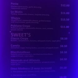 Eliś Crepes - Menu from April 25, 2021