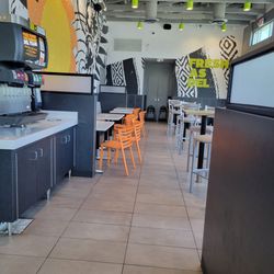 Del Taco - Inside the new restaurant.