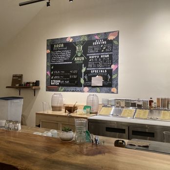 Bula Kava House - The menu board - Juice Bars & Smoothies Near Me - Vancouver, Washington