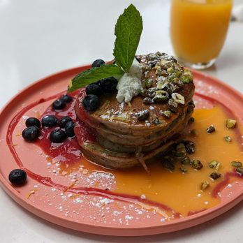 Outpost Kitchen - Blueberry Pancakes - Breakfast & Brunch Near Me - Costa Mesa, California Outpost Kitchen - Blueberry Pancakes - Breakfast & Brunch Near Me - Costa Mesa, California