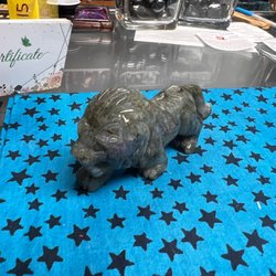 Labradorite Lion