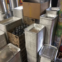 Dollar Buys - I've never seen such tall piles of aluminum pans