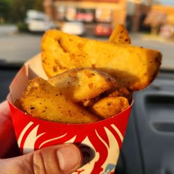 Wendy's - Flat, no potato, home fries. Yuk. Didn't eat 'em.