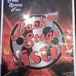 Backstage Bistro - Menu