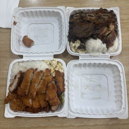 Hawaiian BBQ Mix and Chicken Katsu