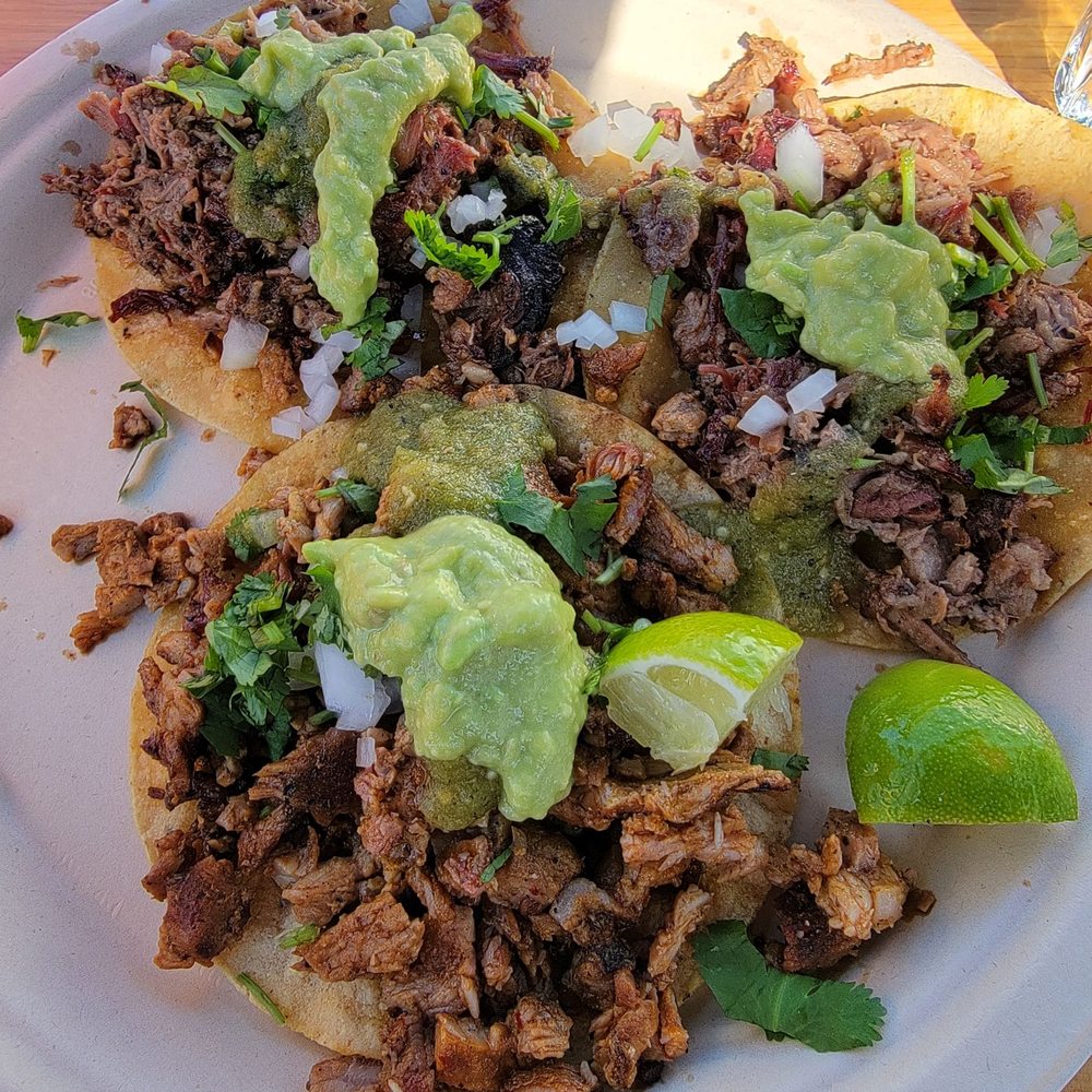 Humble Sea Brewing - Brisket, Al Pastor and Carne Asada tacos - Beer Bar Near Me - Alameda, California