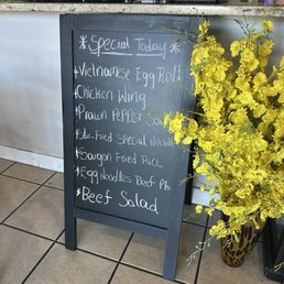 Special menu