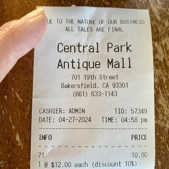 Central Park Antique Mall - Overcharged by 500% - Antiques Near Me - Bakersfield, California Central Park Antique Mall - Overcharged by 500% - Antiques Near Me - Bakersfield, California