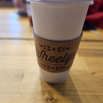 Wheelys - a coffee cup on a table - Coffee & Tea Near Me - La Grange, Illinois