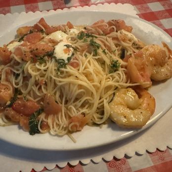 Mama D's - Pasta with burrata and added jumbo shrimp - Pizza Near Me - Torrance, California