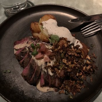 Root Down - Flat iron steak - New American Near Me - Denver, Colorado