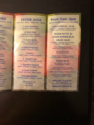Menu photo 1 PV JUICE Brooklyn, NY Menu photo 1 PV JUICE Brooklyn, NY